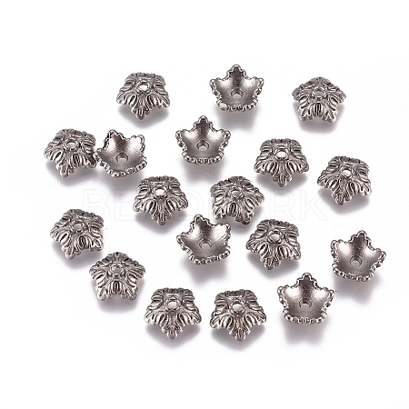 Tibetan Style Bead Caps LS-TIBEB-A24621-B-LF-1