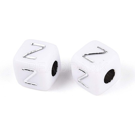 Opaque Acrylic Beads SACR-T035-03Z-1