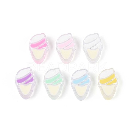 Transparent Acrylic Beads ACRC-T013-06-1
