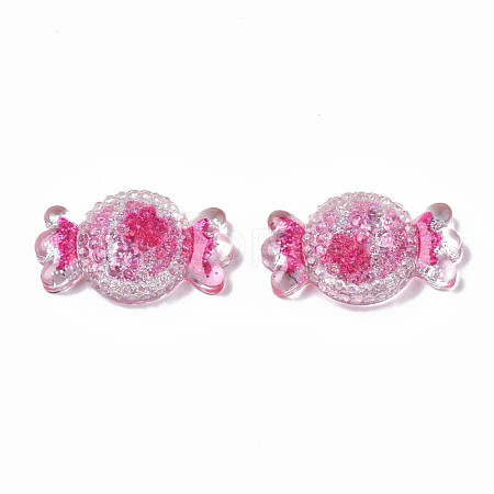 Transparent Resin Decoden Cabochons CRES-N034-14B-1