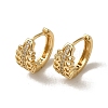Brass Micro Pave Cubic Zirconia Hoop Earring EJEW-L271-05KCG-06-1