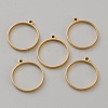 304 Stainless Steel Open Back Bezel Pendants STAS-WH0017-034-2