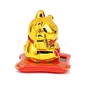 ABS Plastic Solar Powered Maneki-neko Figurines DJEW-B017-01A-03-2