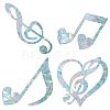 Waterproof PVC Colored Laser Stained Window Film Adhesive Stickers DIY-WH0256-048-1