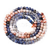 Natural Mixed Gemstone Beads Strands G-D080-A01-02-25-2