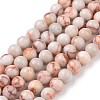 Natural Red Netstone Beads Strands LS-G-F352-8mm-1
