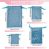 24Pcs 24 Styles Velvet Bags Drawstring Jewelry Pouches TP-BC0001-09-2