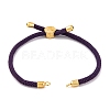 Nylon Cords Bracelet Makings Fit for Connector Charms AJEW-P116-01G-28-1