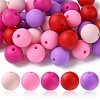 35Pcs Food Grade Eco-Friendly Silicone Focal Beads SIL-FS0001-22D-1