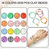 DIY Polymer Clay & Acrylic Beads Bracelets Making Kits DIY-YW0009-58-2