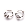 Electroplate Brass Retractable Clip-on Earrings X-EJEW-L221-02I-1