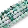 Natural Fire Crackle Agate Beads Strands G-C082-A01-46-2