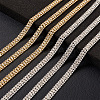 Craftdady 4 Yards 2 Colors Rhinestone Cup Chains FIND-CD0001-17-9