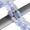 Natural Blue Lace Agate Beads Strands G-H006-A01-01-1