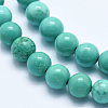 Natural Magnesite Beads Strands G-K244-02-6mm-02-3