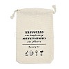 Cloth Hangover Kit Party Favor Drawstring Bags ABAG-A012-05A-04-1