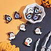 12Pcs 4 Style Halloween Silicone Beads JX753A-3