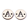 Unfinished Natural Poplar Wood Links Connectors WOOD-S045-140A-01A-2