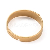 Adjustable 304 Stainless Steel Finger Ring Settings LS-STAS-WH0033-11B-G-2