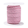 Braided Cowhide Leather Cord NWIR-N005-01Q-4mm-2