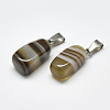 Natural Banded Agate/Striped Agate Pendants G-T122-20F-2