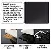 4Pcs 4 Styles Acrylic Reflection Display Board AJEW-GO0001-96-3
