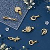 10 Sets 10 Styles Fold Over Clasp Sets FIND-FH0005-45-4