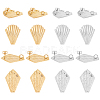 Unicraftale 16Pcs 4 Style 304 Stainless Steel Stud Earring Findings STAS-UN0021-19-1