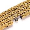 Electroplated Synthetic Non-magnetic Hematite Beads Strands X-G-T139-63C-1