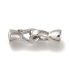 Brass Fold Over Clasps KK-H480-14P-1