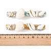 4Pcs 4 Styles Natural Shell Hair Barrettes PHAR-TA000013-4