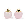Transparent Glass Apple Pendants LS-X1-DGLA-E004-16J-1