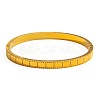 304 Stainless Steel Open Hinged Cuff Bangles WGCEF50-01-2