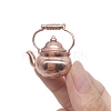 Alloy Miniature Teapot Ornaments BOTT-PW0001-161-5