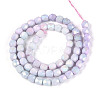 Anti-Tarnish Electroplate Glass Beads Strands GLAA-N057-6mm-05-2