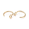 316 Stainless Steel Hoop Nose Rings AJEW-G037-01A-G-2