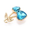 Alloy Rhinestone Pendants PALLOY-T092-24G-05-2