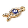 Alloy Enamel Rhinestone Glass Pendants X1-ENAM-U003-02G-06-2