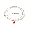 Glass Pearl Beaded Necklaces X1-NJEW-TA00004-5