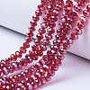 Electroplate Glass Beads Strands EGLA-A034-T2mm-A06-1