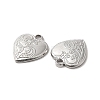 Non-Tarnish 304 Stainless Steel Pendants STAS-H212-37P-2