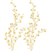 Plum Blossom Shape Appliques PATC-WH0007-11C-1