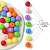 35Pcs Food Grade Eco-Friendly Silicone Focal Beads SIL-FS0001-22A-4