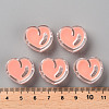 Transparent Enamel Acrylic Beads TACR-S155-004C-4
