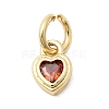 Brass Cubic Zirconia Charms LS-KK-G554-02C-04-1