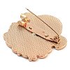 Christmas Theme Alloy Enamel Brooches JEWB-S022-03D-2