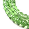 Drawbench Transparent Glass Beads Strands GLAD-Q012-6mm-05-5