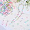 200Pcs Electroplate Opaque Acrylic Beads OACR-BM0001-01-4