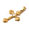 304 Stainless Steel Pendants STAS-B094-36G-2