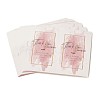 Coated Paper Sealing Stickers X-DIY-F085-03B-1